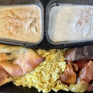 Vegetarian Plate (close up)