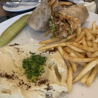 CHICKEN SHAWARMA WRAP