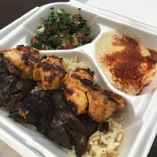 Beef Kabob Plate