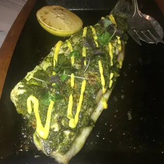 Grilled Whole Branzino