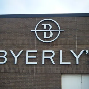 the front of the building