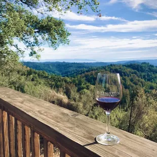 The Block 4 Outlook is the most secluded spot at Byington to enjoy a glass or bottle of wine with Monterey Bay views.