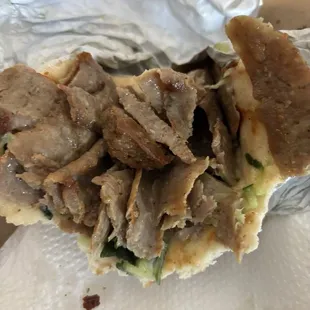 Asked for extra sauce. Got No sauce, just a ton of grease.