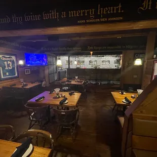 the interior of a restaurant