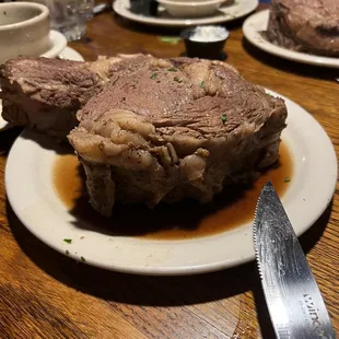 The thickest, juiciest prime rib!