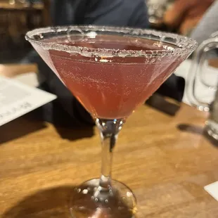 Strawberry Martini (their weekly special)