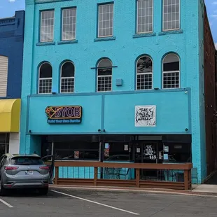 You cannot miss this building from the outside.