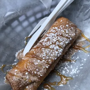 Cheesecake burrito is a Must get!!