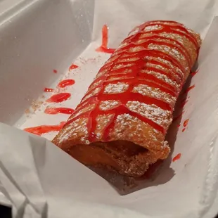 Cheesecake Stuffed Burrito......so good!!