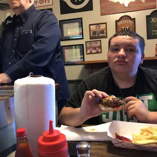 Can I get some room here? The burgers rocked though.