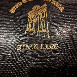 dessert menu front