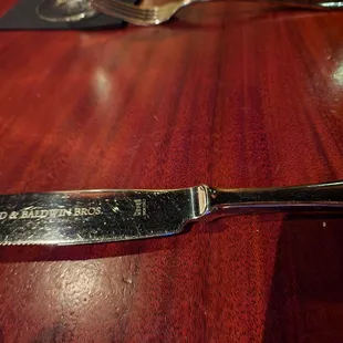 Engraved Silverware