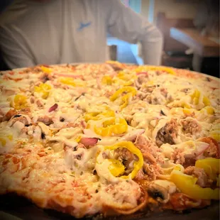 pizza, food