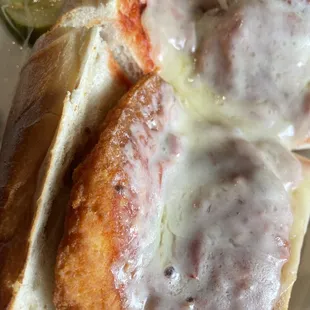 Chicken parmesan sandwich