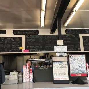 sushi and sashimi, interior