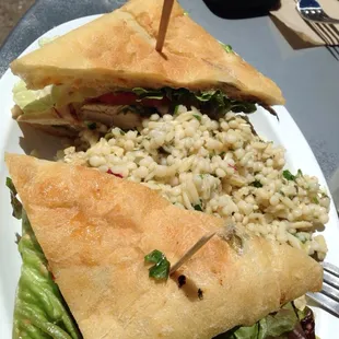 Half Sandwich and Couscous
