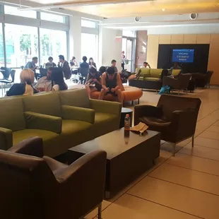 Inside lounge and study area.