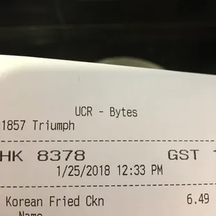 They charge 25c for water? Whack.