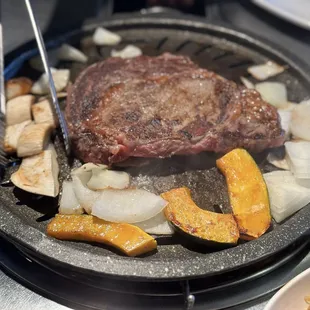 steak, food