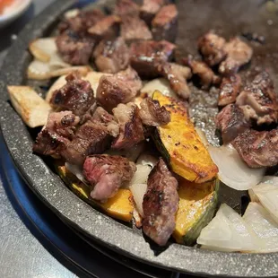 steak, food