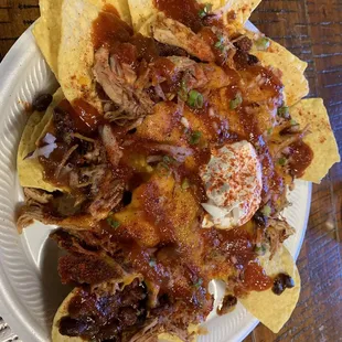 Barbecue nachos
