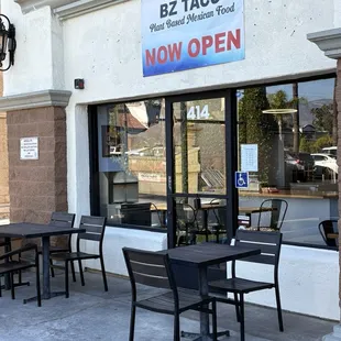 Outside of restaurant