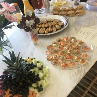 Brunch spread