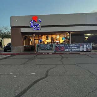 Front of restaurant