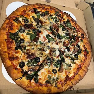a pizza in a box