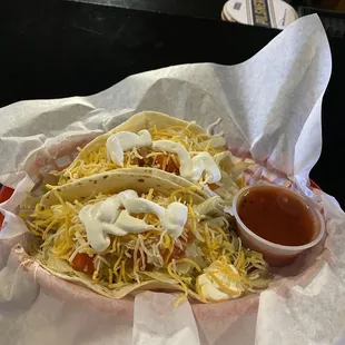 Terrible soft tacos.