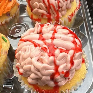 Zombie brains (jelly filling)