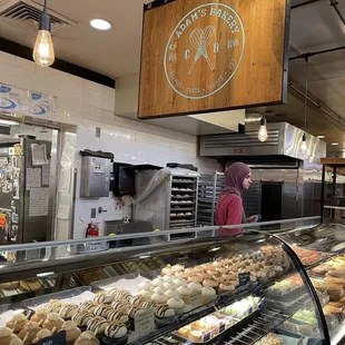 a bakery with a variety of pastries