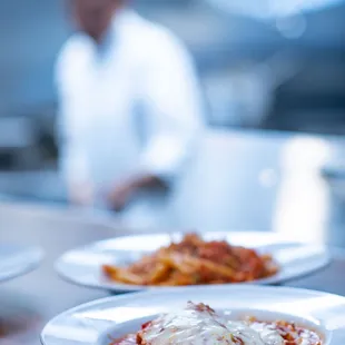  chef in the background