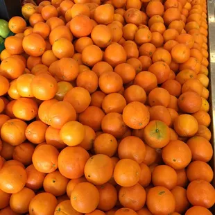 a pile of oranges