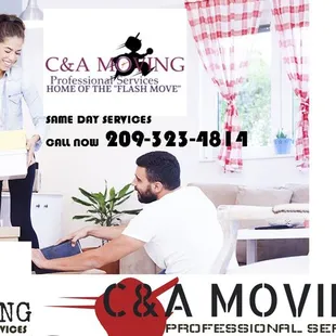 MOVING SERVICES - STOCKTON CA, C &amp; A MOVING PROFESSIONAL SERVICES
