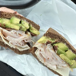 The Trilogy! Turkey , Bacon , Avocado.. I added extra avocado &amp; added provolone cheese. Left off the lettuce/tomato. Awesome! 6/2023