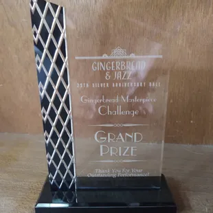 Many acrylic awards available