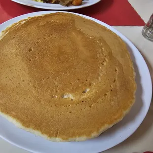 2 pancakes.  So tasty