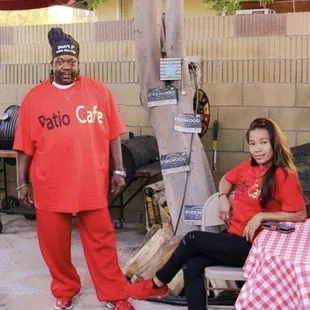 The owner of patio cafe