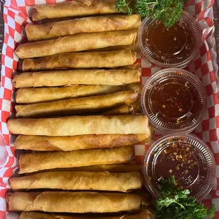Lumpia Filipino food..