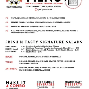 Menu page 2