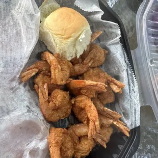 Fried Shrimp Platter 12 pcs