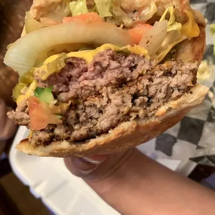 1/2 lb. Cheeseburger and Fries