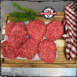 Handmade Hamburger Patties