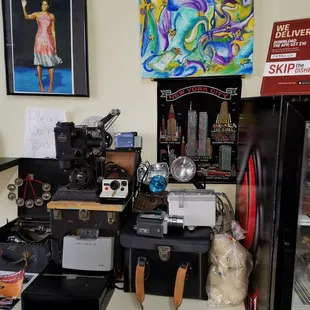 various items on a table