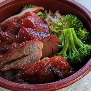 $5.90 bbq pork over rice bowl