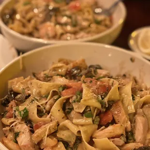 Pappardelle Shrimp and chicken! Delicious