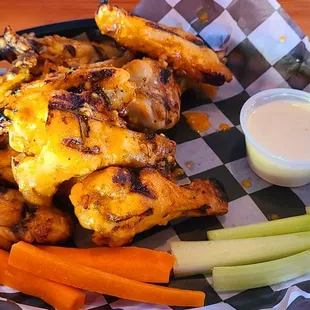 11'11'2021 Grilled Hot Garlic Wings