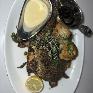 Blackened Branzino