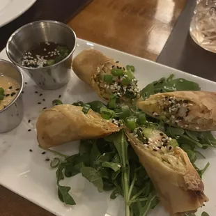 Shrimp spring rolls